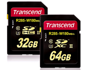 Transcend SDXC/SDHC UHS-II U3