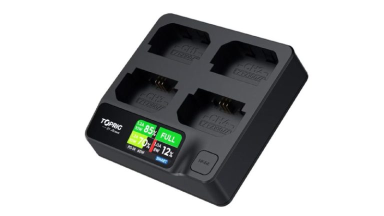 Представлены умные зарядные устройства Accsoon TOPRIG 4-Bay NP-FZ100 и LP-E6 — фото 4