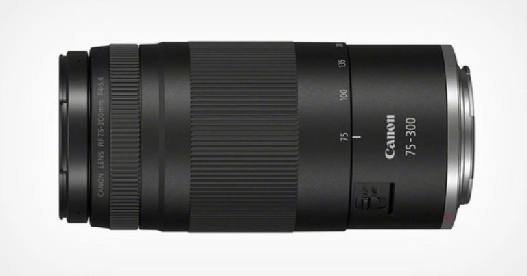 Canon представлии базовый телевик Canon RF 75-300mm f/4-5.6. К сожалению