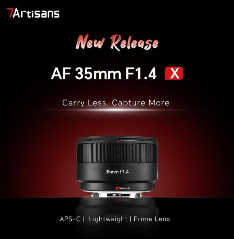 Представлен объектив 7Artisans 35mm f/1.4 AF APS-C для беззеркальных камер