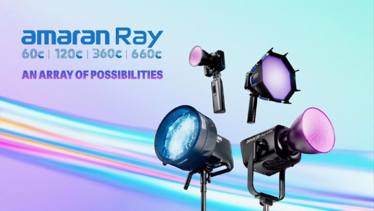 Amaran (суббернд Aputure) анонсирует флагманскую линейку COB-светильников «Ray»