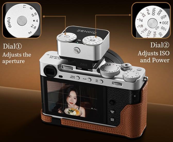 Zeniko представила аккумуляторную мини-вспышку ZA12 Dual Dial Retro — фото 2