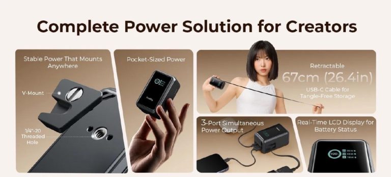 SmallRig Nano Power Bank: Новые пауэрбанки со встроенными креплениями для камер — фото 5
