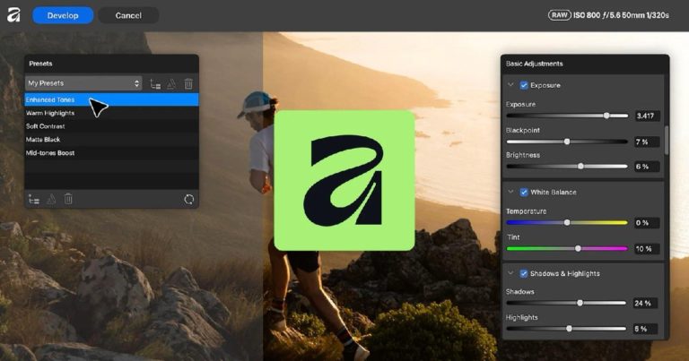 Обновление Affinity 3.3 — серьёзный апгрейд для работы с RAW
