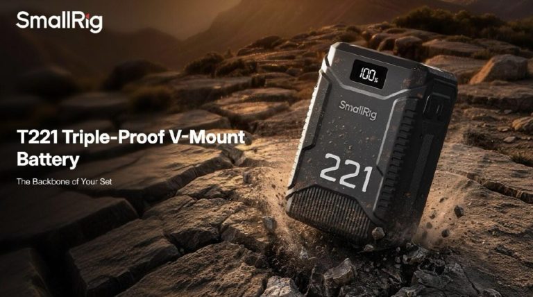 SmallRig T221 — неубиваемый V-Mount на 221 Вт·ч с защитой IP54 за $440