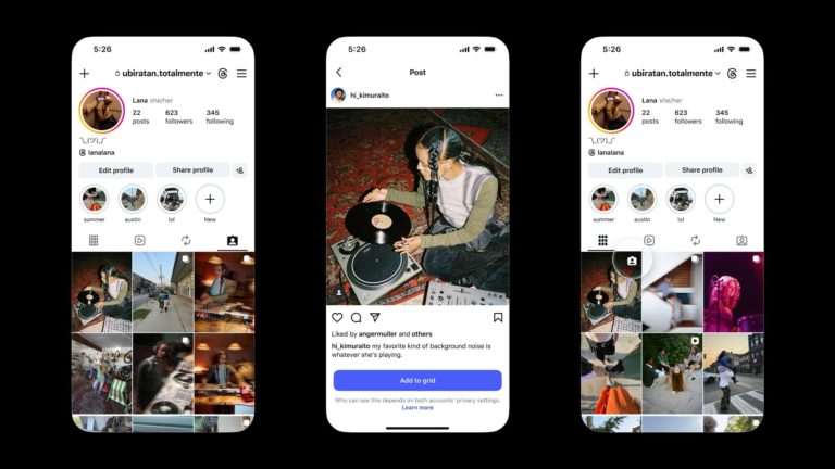 В Instagram теперь можно добавлять в свою сетку чужие посты с отметкой — находка для портфолио