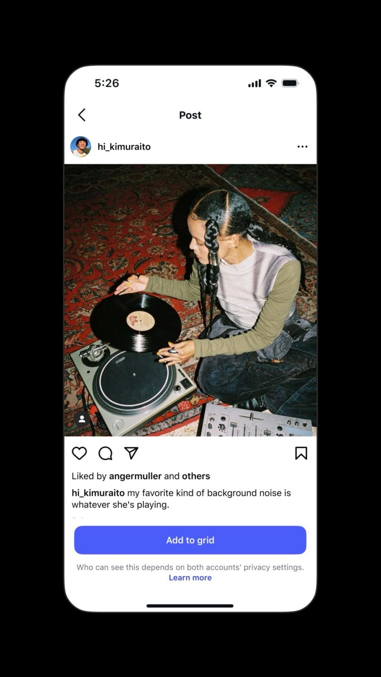 В Instagram теперь можно добавлять в свою сетку чужие посты с отметкой — находка для портфолио — фото 2