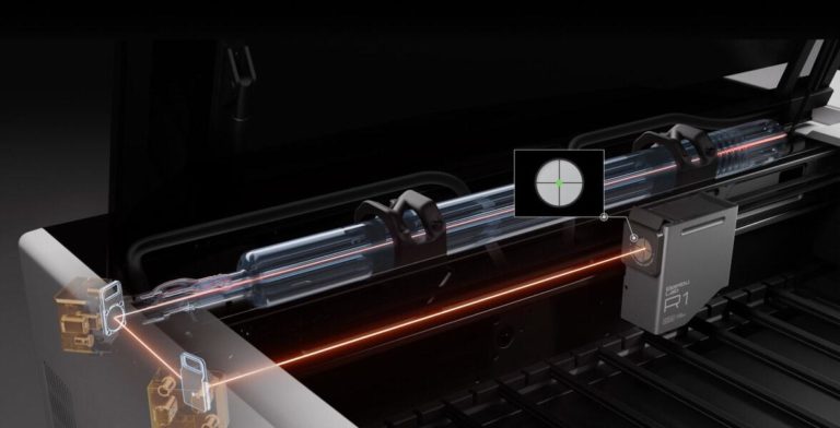 Bambu Lab R1 — настольный CO₂-лазер для гравировки по металлу, пластикам, коже и акрилу — фото 10