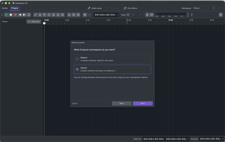 Audacity 4 — бесплатный аудиоредактор получил новый интерфейс — фото 5