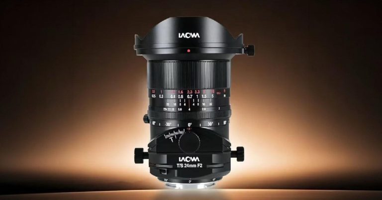 Laowa выпустила самый светосильный широкоугольный тилт-шифт 24mm f/2