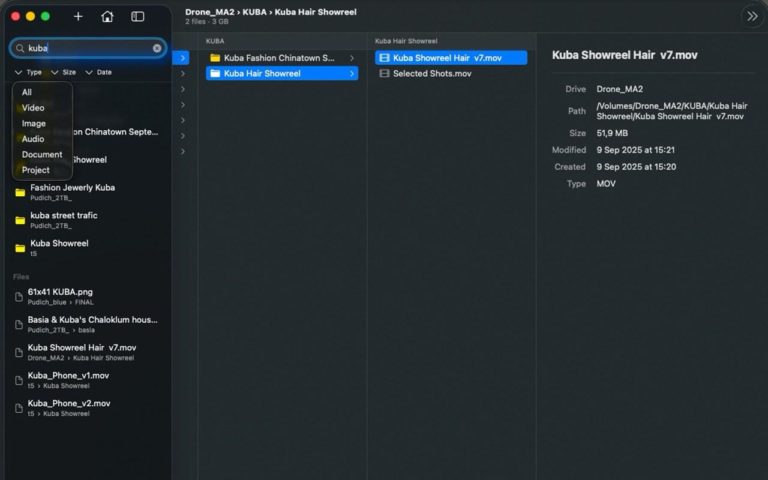 DriveShelf для Mac ищет файлы и дубли даже на отключённых дисках — фото 2