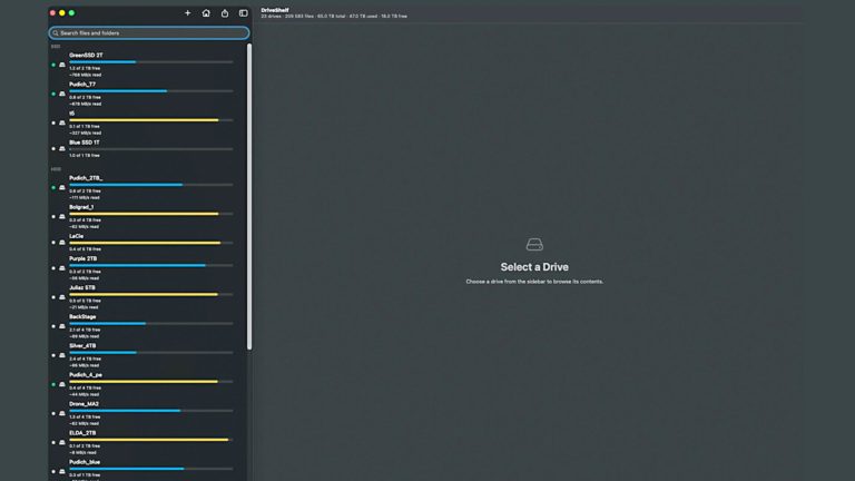 DriveShelf для Mac ищет файлы и дубли даже на отключённых дисках — фото 7