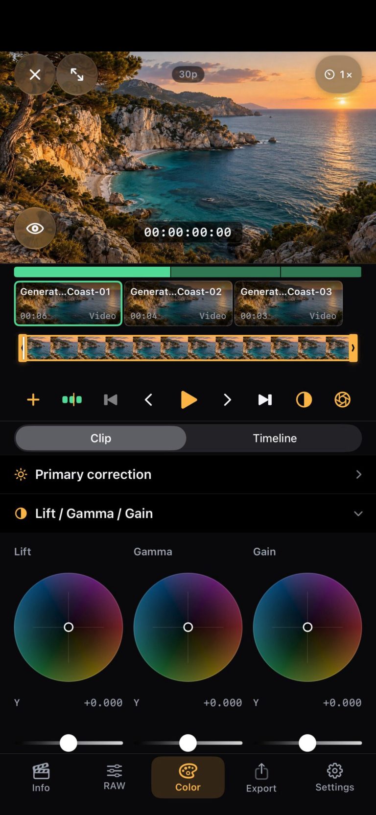 BlackRAW Studio 3.0: цветокоррекция ProRes RAW и BRAW прямо на iPhone — фото 10