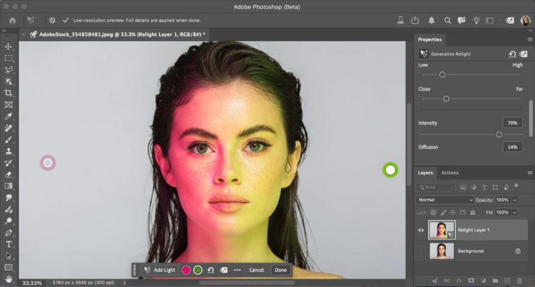 Photoshop Relight: студийный свет теперь можно переставить уже после съёмки