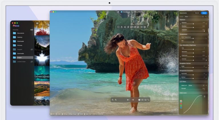 Вышла Pixea 8.4: просмотрщик фото для Mac получил аналог инструментов «Пластика» и Dehaze