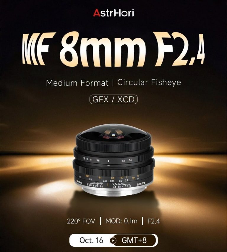 AstrHori 8mm f/2.4 — «рыбий глаз» на 220° для Fujifilm GFX и Hasselblad XCD — фото 2