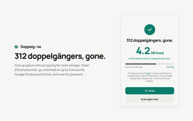 Doppelgone найдёт дубли и серии в Google Фото и iCloud и оставит лучший кадр — фото 5