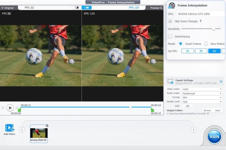 VideoProc Converter AI: ИИ-реставрация семейных видео на VHS и старых фото без облака — фото 8