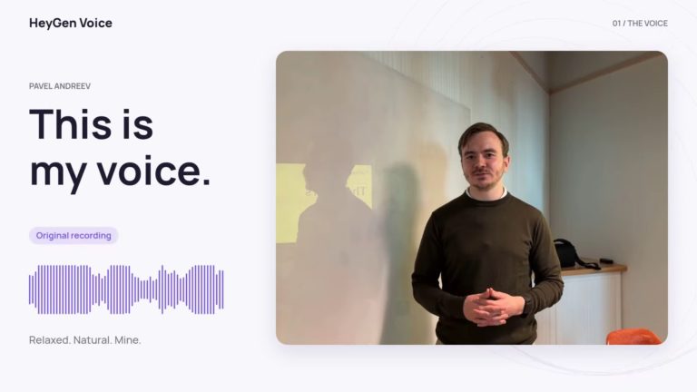 HeyGen Voice: ИИ озвучит видео вашим голосом и подстроит звук под сцену — фото 2