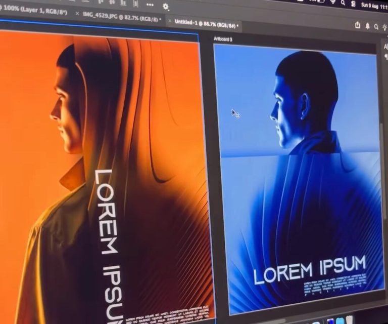Эффект «фрактального» рифлёного стекла в Photoshop: модный приём без ИИ — фото 3
