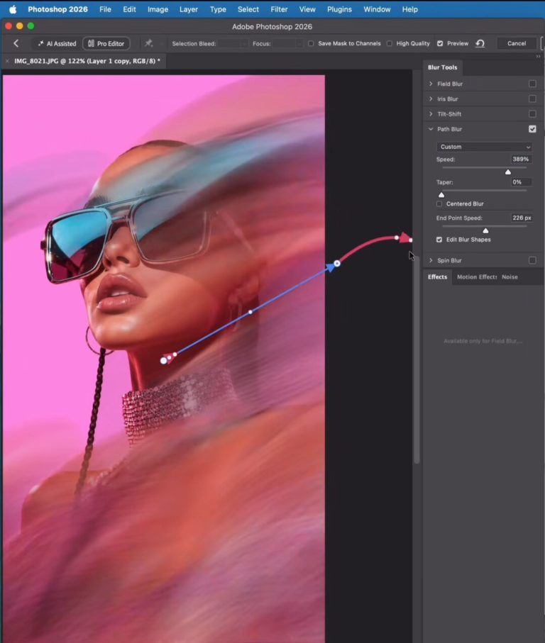 Эффект «фрактального» рифлёного стекла в Photoshop: модный приём без ИИ — фото 8