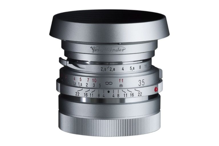 Voigtländer Color-Skopar 35mm F2.5 100th model — серебристый блинчик к столетию Skopar — фото 2