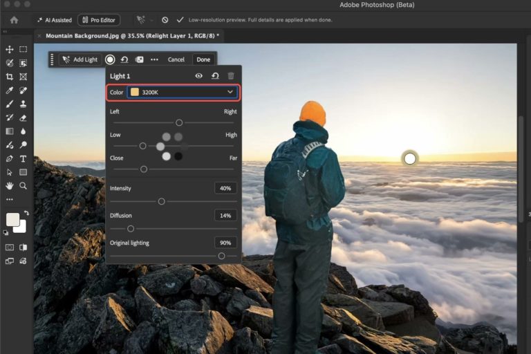 Photoshop Relight на практике: стоит ли новый свет 30 генеративных баллов? — фото 4