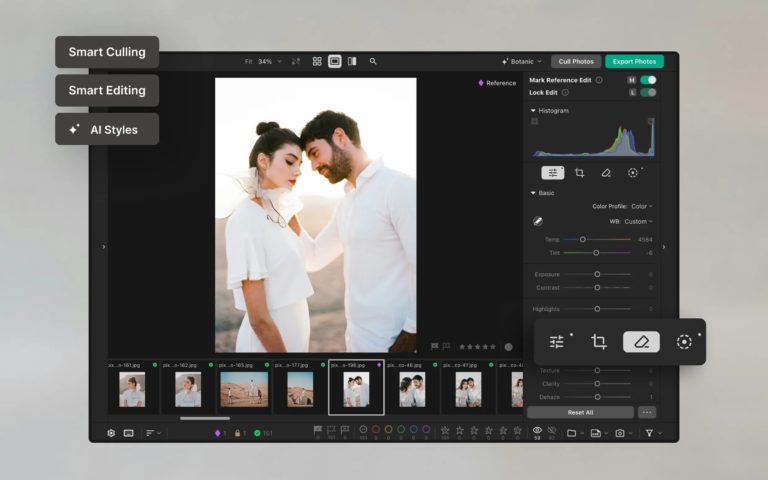 Pixieset Photo Editor — ИИ-отбор и RAW-конвертер со сдачей прямо в галерею клиента — фото 2