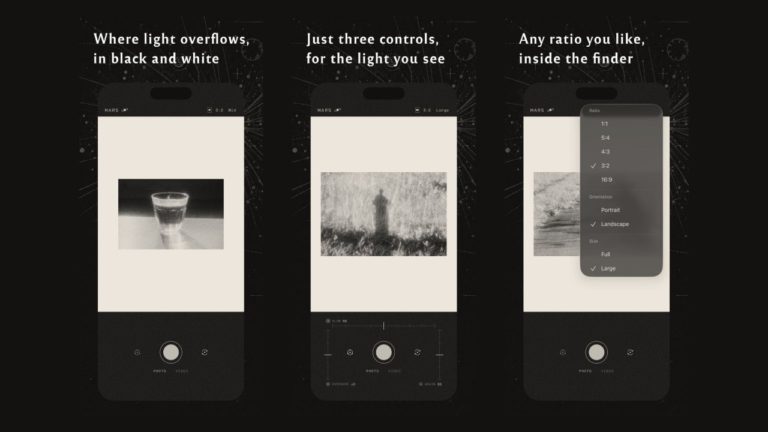 MARS — чёрно-белая камера для iPhone с плёночным свечением светов — фото 8
