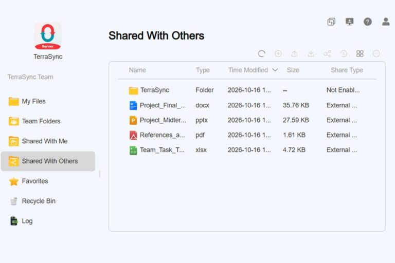 TerraSync от TerraMaster: ссылки на файлы с паролем и синхронизация по запросу на Mac — фото 4