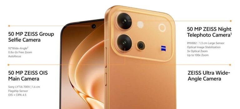 vivo V80 — смартфон среднего класса с оптикой и предустановками цвета и боке от Zeiss — фото 7