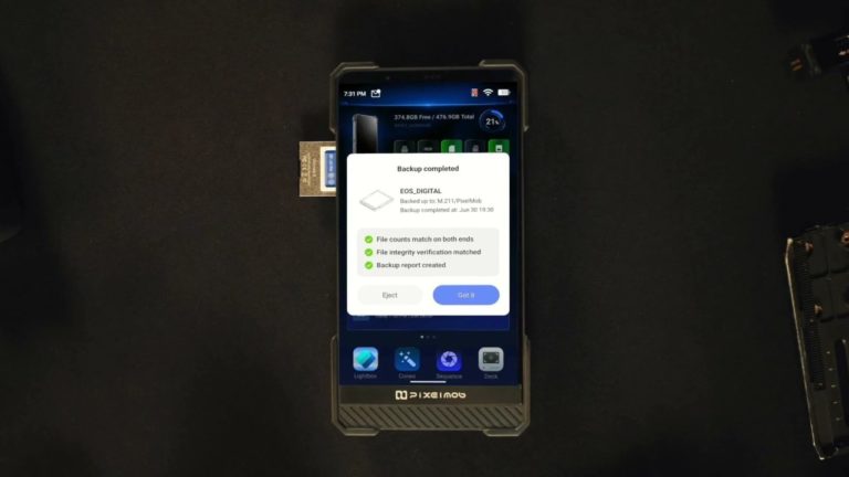 UnifyDrive PixelMob — карманная станция для бэкапа карт памяти с экраном и памятью до 24 ТБ — фото 7