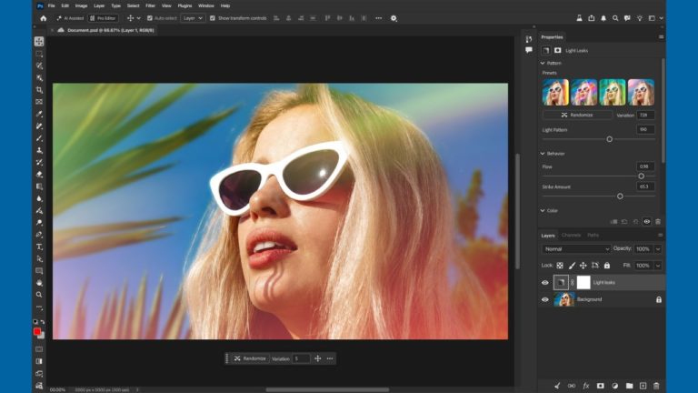 Photoshop получит плёночный фильтр Light Leaks — и это не генеративный ИИ