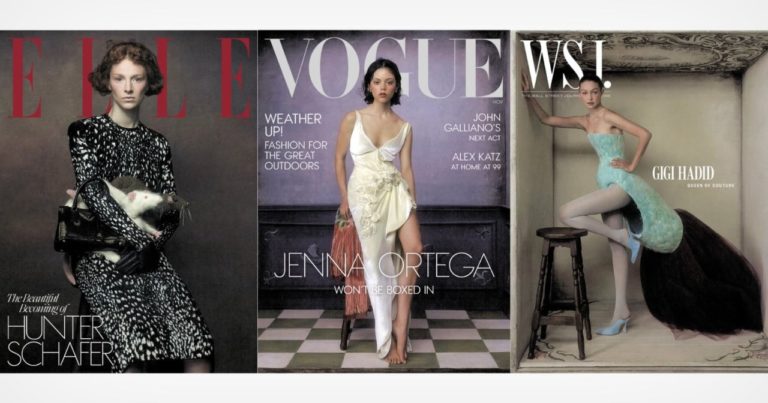 Три обложки за неделю: Vogue, Elle и WSJ сняли у одного фотографа в одной стилистике — фото 4